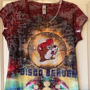 Bucees embellished shirt